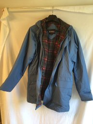 Totes Blue Hard Weather Coat, Men's Size L