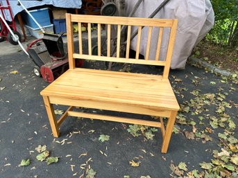 Nice Modern Wood Bench By Ikea