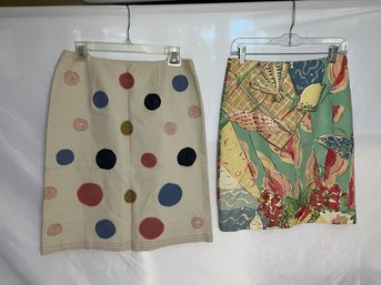 Pair Of J. McLaughlin Skirts, Estimated Size 4