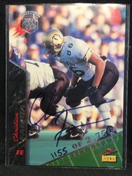 1995 Signature Rookies Christian Fauria Autographed Card 1155/2750 - K