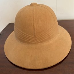 Khaki Safari Helmet Hat War Jungle Brown Cap Pith Explorer