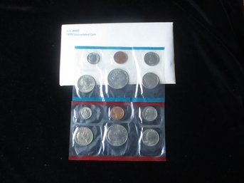 3 U.S. Uncirculated Mint Sets, 1979, 1980, 1981