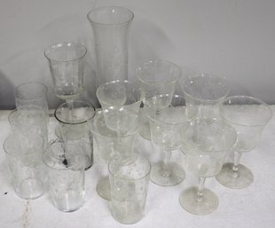 Lot Of 14 Glasses