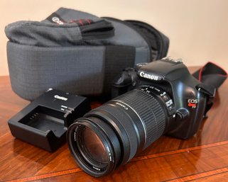 Canon EOS Rebel T3 With EF-S 55-250mm Lens And Case