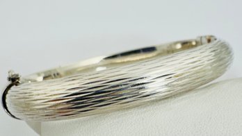 SIGNED MILOR ITALY STERLING SILVER BANGLE BRACELET