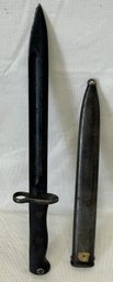 Original WORLD WAR 2 MAUSER K98 BAYONET- Good Condition With Scabbard