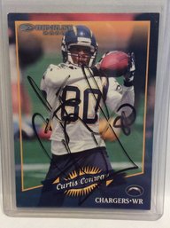 2000 Donruss Curtis Conway Autographed Card - K