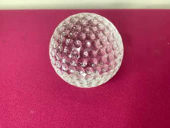 Waterford Crystal Golf Ball Paperweight