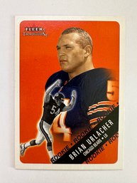 2000 Fleer Tradition Brian Urlacher Rookie Chicago Bears