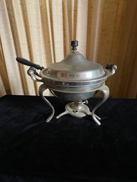 Silver Plate Chafing Dish Set