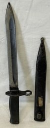 WORLD WAR 2 TURKISH MAUSER K98 BAYONET- With Scabbard, All Metal Handle