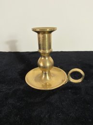 Brass Candle Holder With Plate