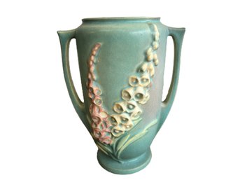 Roseville Foxglove Vase In Green