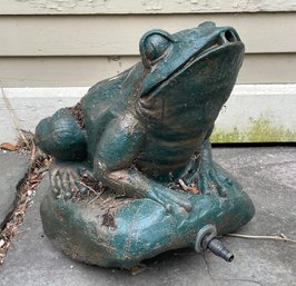 A Frog Form Sprinkler, Or Fountain Head