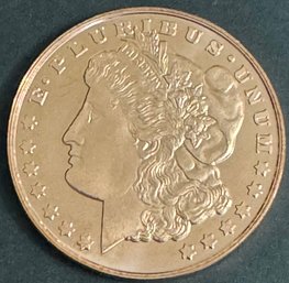 One AVDP Ounce .999 Fine Copper Round