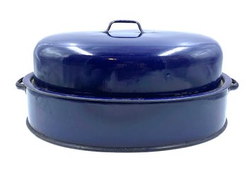 Large Royal Blue Roasting Pan