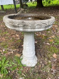 Stone Bird Bath