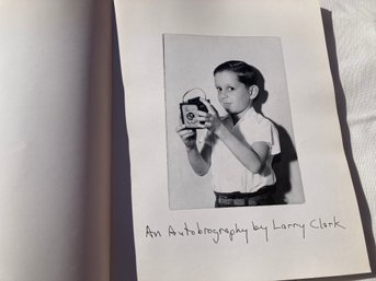 Ultra Rare 1st Edition TEENAGE LUST- The Autobiography Of LARRY CLARK