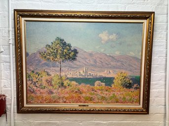 'Antibes Seen From The Plateau Notre-Dame' By Claude Monet, Artagraph Replica Edition