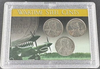 Wartime Steel Cents 1943, 1934-D, 1943-S