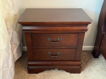 Dark Wood Nightstand