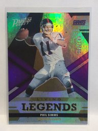 2022 Panini Prestige Living Legends Phil Simms 002/149 - K