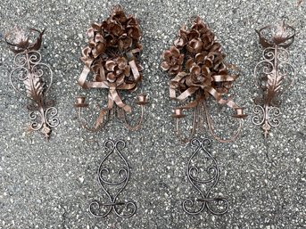 Metal Candle Sconces