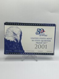 2001 United States Mint 50 State Quarters Proof Set