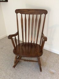 Solid Oak Rocker