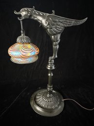 French Art Nouveau Style Table Lamp