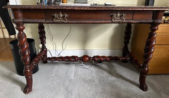 19th Century Louis XIII Style Walnut Writing Table
