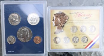 2 Coin Sets With Silver Coins