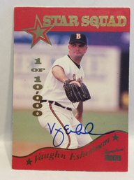 1995 Signature Rookies Star Squad Vaughn Eshelman Autograph Card /10,000 - K