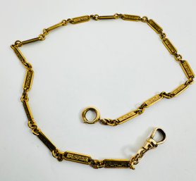 VINTAGE GOLD-FILLED POCKET WATCH CHAIN