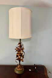 Large Mid Century Italian Tole Table Lamp