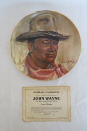 A Tribute To John Wayne - The Man Of The Golden West - First Edition Plate