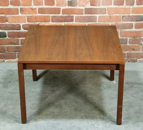 Mid Century Modern Knoll Walnut Coffee Table - As Is