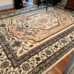 An Indo Persian Style Wool Carpet - Approx 11 X 8