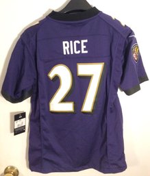 Nike NFL Baltimore Ravens Rice Jersey Size Large New With Tags