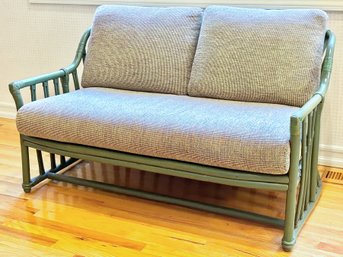 Vintage Ficks Reed Bamboo Love Seat (1 Of 2)