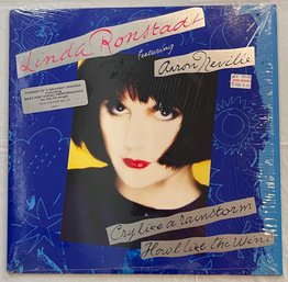 1989 Linda Ronstadt - Cry Like A Rainstorm, Howl Like The Wind 60872-1 NM W/ Original Shrink Wrap And Hype