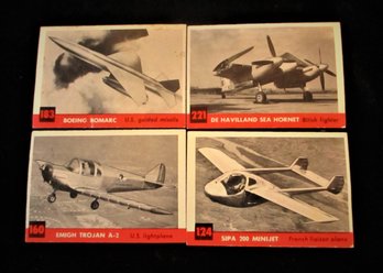 4 TCG Topps 1956 Rare Jets Cards