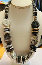 SIGNED JAY KING DTR LARGE STONE NECKLACE