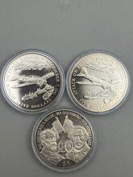 3 Beautiful American Mint Tokens