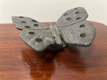 Cast Iron Butterfly Paperweight / Table Decor
