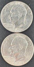 Lot Of 2 Eisenhower Dollars 1978, 1978-D