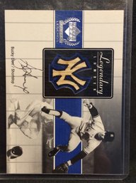 2000 Upper Deck Yankees Legends Legendary Lumber Bucky Dent Bat Relic Card - K