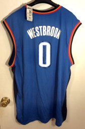 Adidas Oklahoma Thunder Russell Westbrook Jersey Size XXL New With Tags