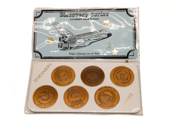 1984-1975 Kennedy Space Center Shuttle - 6 Bronze Medal Discovery Series