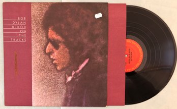 Bob Dylan 'Blood On The Tracks' 1974 Vinyl Record Album - CBS Records PC 33235, VG Plus / EX